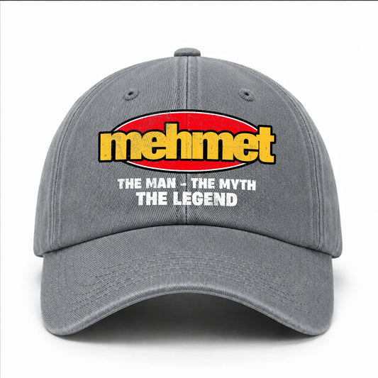 The Man The Myth The Legend Vintage Logo Washed Cap MEHMET 13K1 C162PF