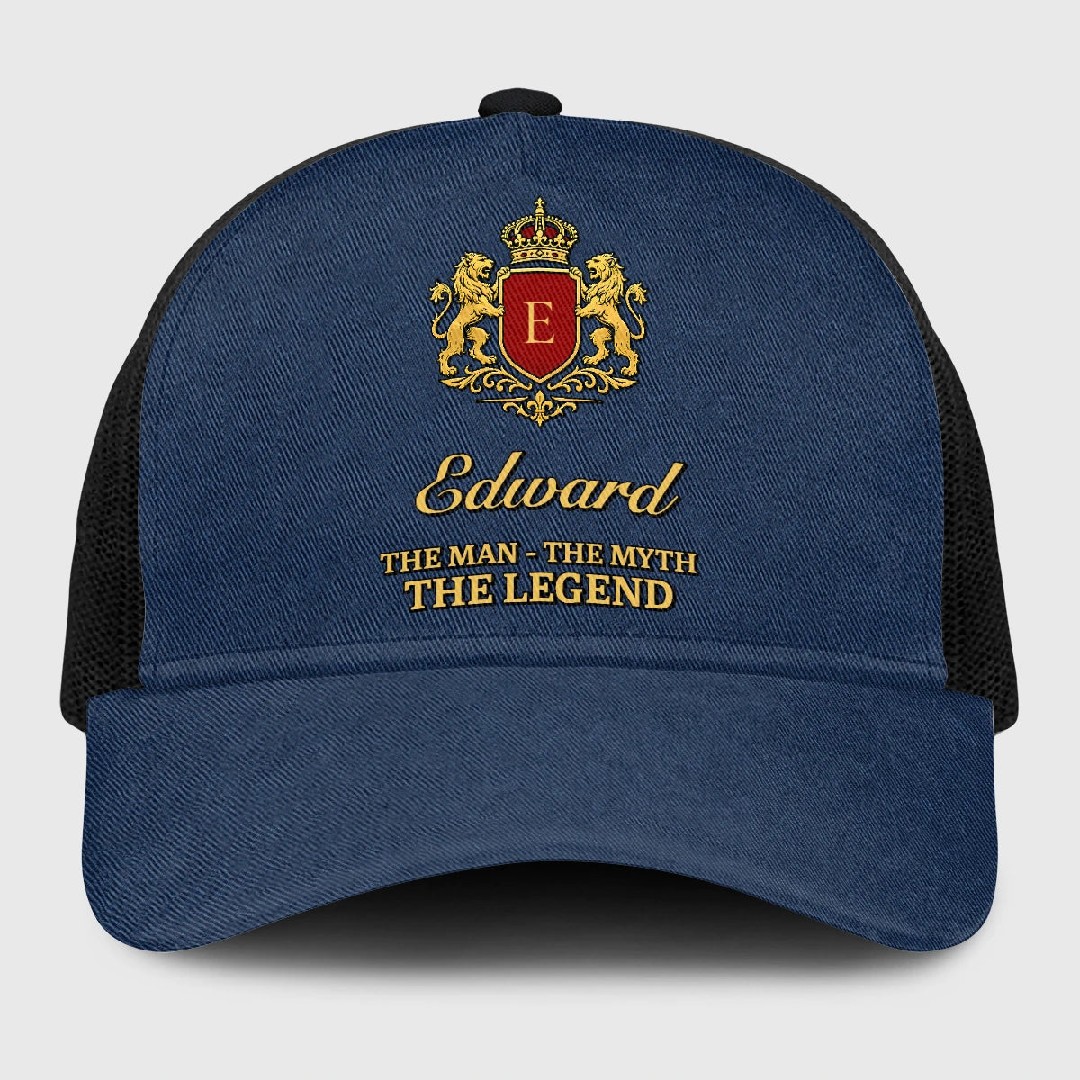 The Man The Myth The Legend Royal Blue Mesh Cap EDWARD 13K1 C187PF