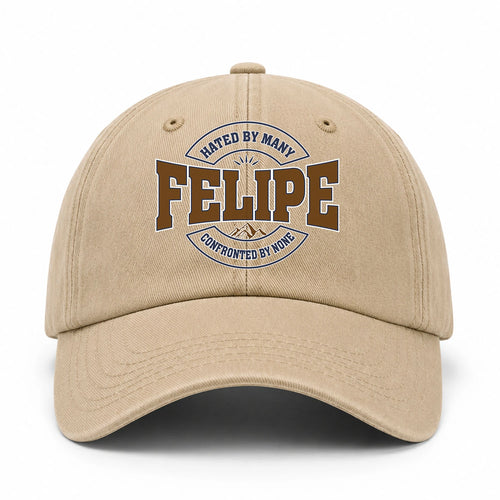 Hated By Many Confronted By None Washed Cap FELIPE 13K1 C36PF