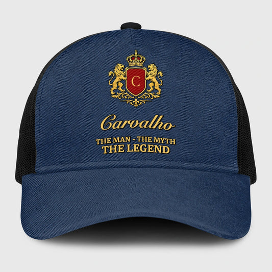 The Man The Myth The Legend Royal Blue Mesh Cap CARVALHO 13K1 C187PF
