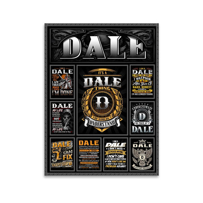 DALE Personalized Sponge Floor Mat – Custom Printed Home Decor 13K1-AR2