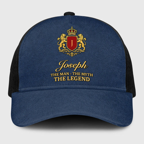 The Man The Myth The Legend Royal Blue Mesh Cap JOSEPH 13K1 C187PF