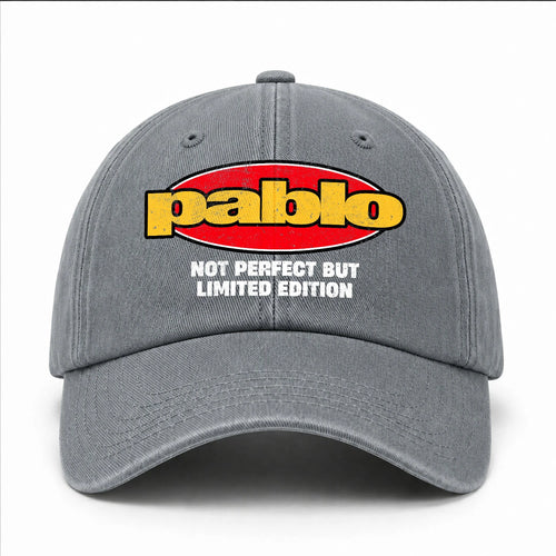 Your Name Not Perfect But Limited Edition Red Logo Washed Cap PABLO 13K1 C84PF