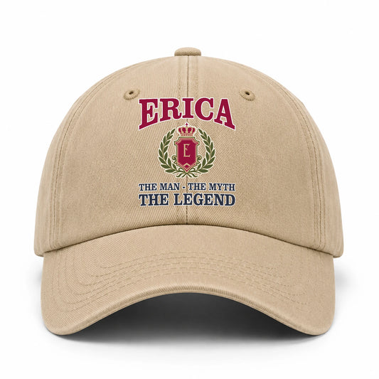 The Man The Myth The Legend Royal Khaki Cap ERICA 13K1 C116PF