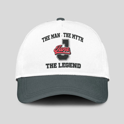 The Man The Myth The Legend Custom Initial Letter And Name Cap JANE 13K1 C38PF