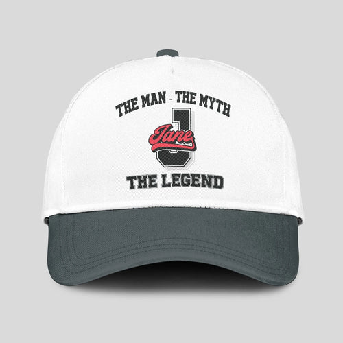 The Man The Myth The Legend Custom Initial Letter And Name Cap JANE 13K1 C38PF
