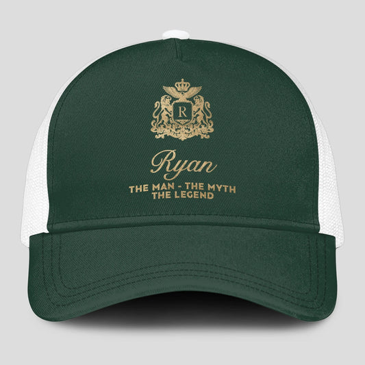 The Man The Myth The Legend Sage Green Mesh Cap RYAN 13K1 C192PF