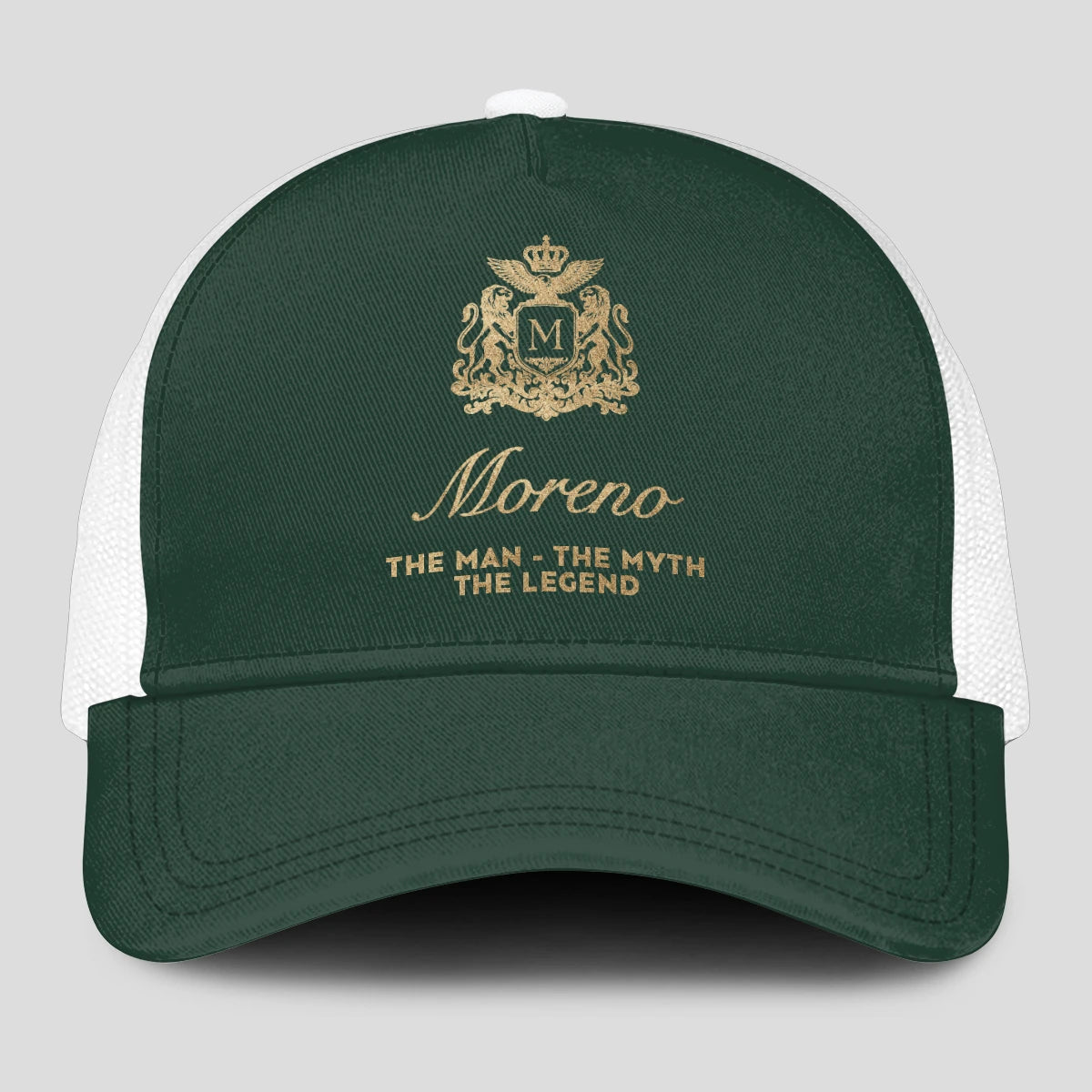The Man The Myth The Legend Sage Green Mesh Cap MORENO 13K1 C192PF