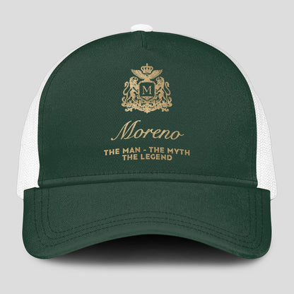 The Man The Myth The Legend Sage Green Mesh Cap MORENO 13K1 C192PF