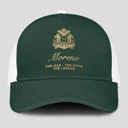 The Man The Myth The Legend Sage Green Mesh Cap MORENO 13K1 C192PF