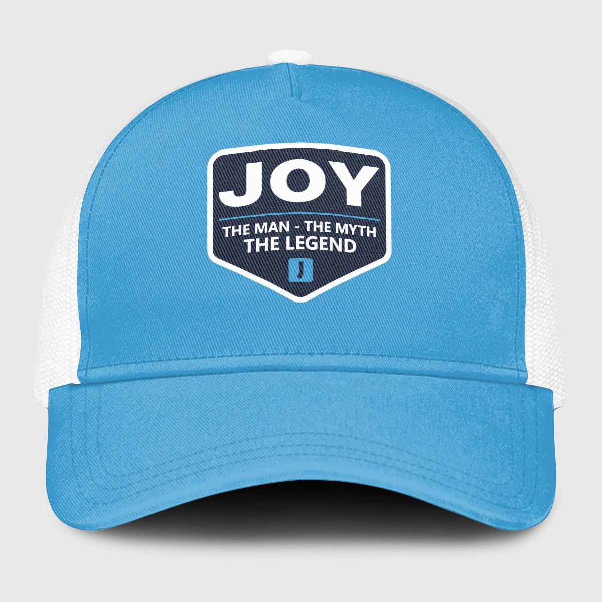 The Man The Myth The Legend Light Blue Mesh Cap JOY 13K1 C190PF