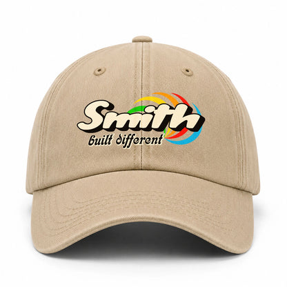 Your Name Built Different Retro Washed Cap SMITH 13K1 C55PF