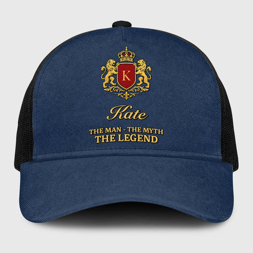 The Man The Myth The Legend Royal Blue Mesh Cap KATE 13K1 C187PF