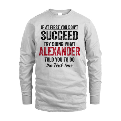 ALEXANDER 13K1-357 If At First You Don't Succeed...