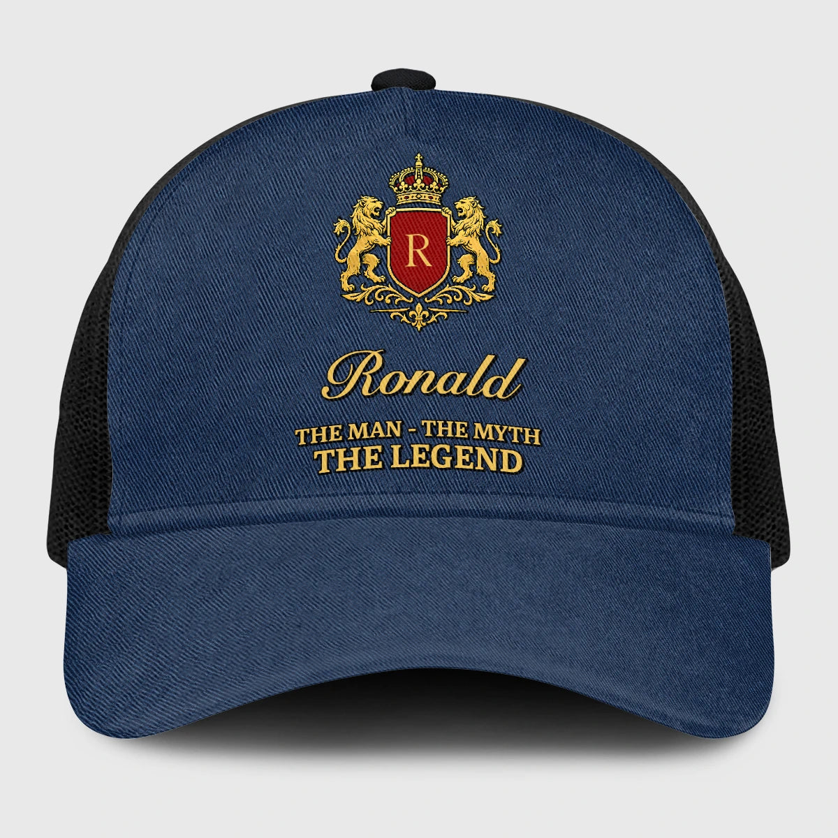 The Man The Myth The Legend Royal Blue Mesh Cap RONALD 13K1 C187PF