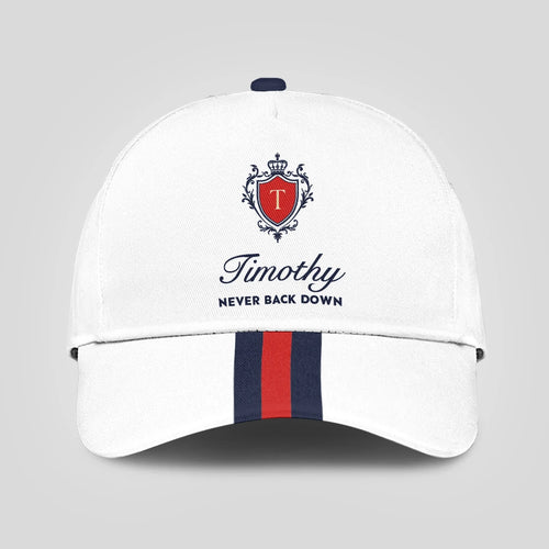 Never Back Down Stripped Cap TIMOTHY 13K1 C86PF