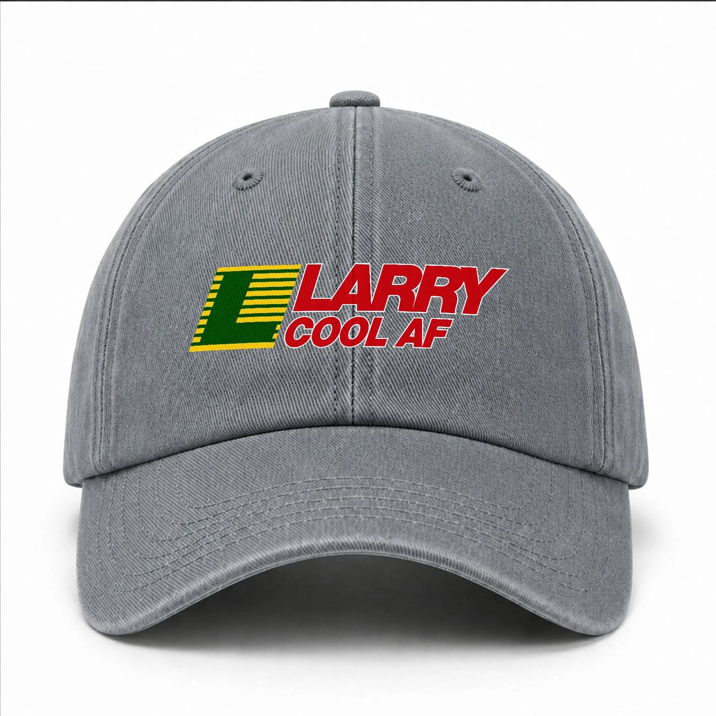 Your Name Cool Af Funny Washed Cap LARRY 13K1 C85PF