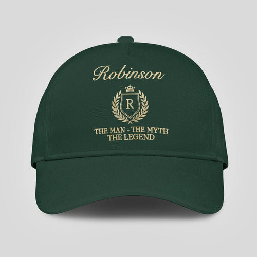 The Man The Myth The Legend Crest Forest Green Cap ROBINSON 13K1 C159PF