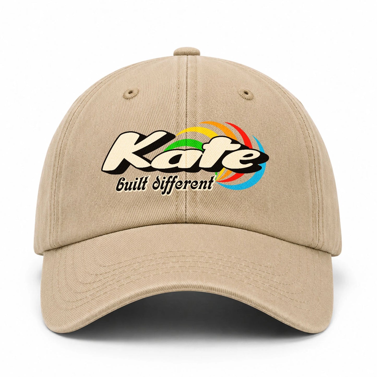 Your Name Built Different Retro Washed Cap KATE 13K1 C55PF