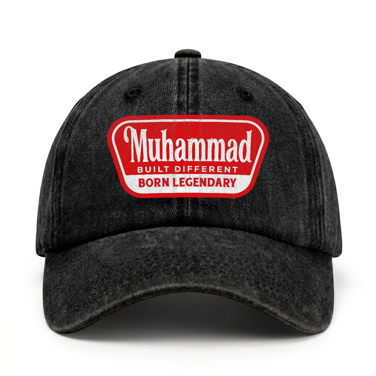 Built Different Born Legendary Red Logo Washed Cap MUHAMMAD 13K1 C63PF
