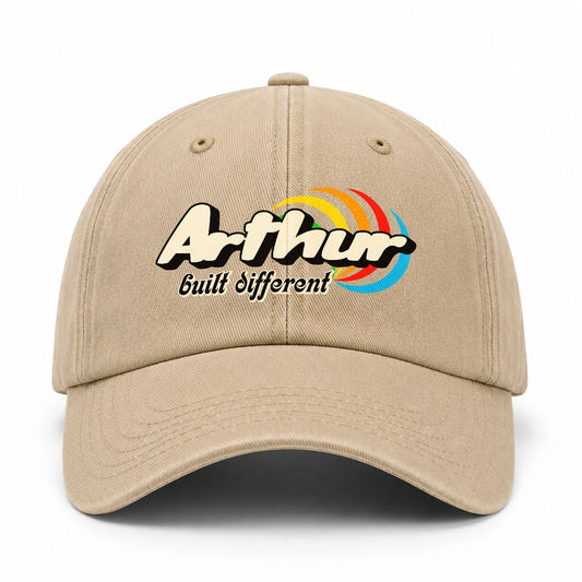 Your Name Built Different Retro Washed Cap ARTHUR 13K1 C55PF