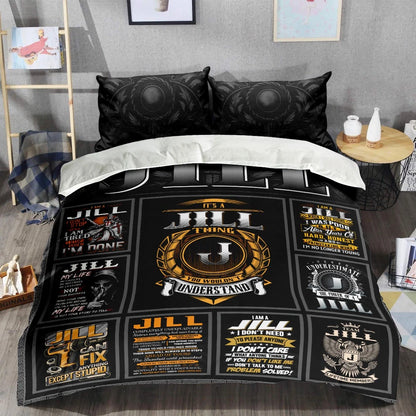 JILL Limited Edition Personalized Bedding Set 13K1-BS2