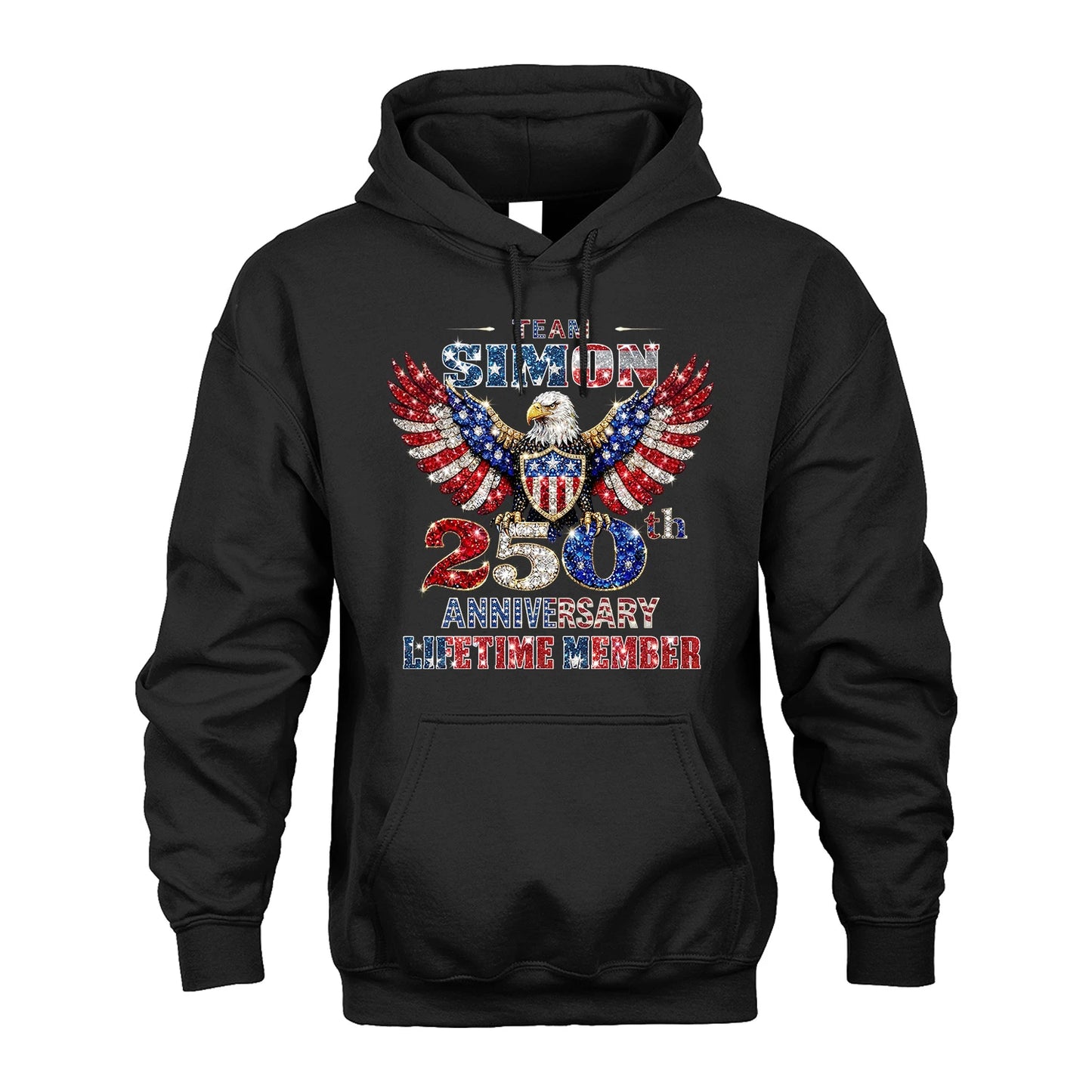 SIMON 13K1-523 Personalized "Team...Lifetime Member" America 250 Design