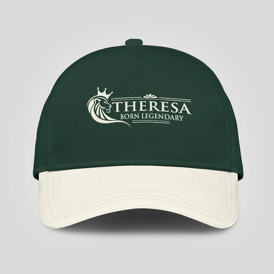 Born Legendary Lion Logo Sage Green And Beige Cap THERESA 13K1 C182PF