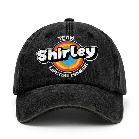 Team Your Name Lifetime Member Logo Cap SHIRLEY 13K1 C66PF