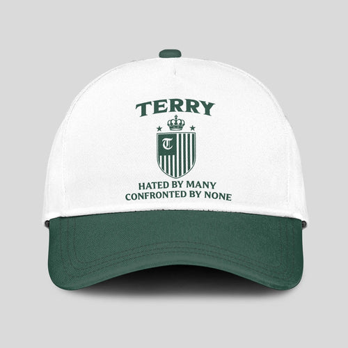 Hated By Many Confronted By None Luxury Logo Cap TERRY 13K1 C41PF