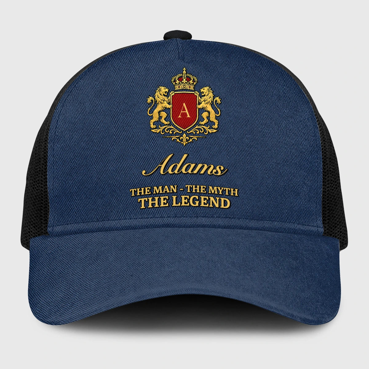 The Man The Myth The Legend Royal Blue Mesh Cap ADAMS 13K1 C187PF