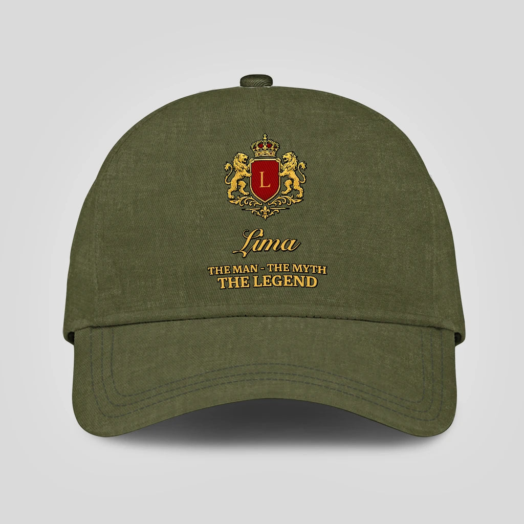 The Man The Myth The Legend Royal Olive Cap LIMA 13K1 C92PF