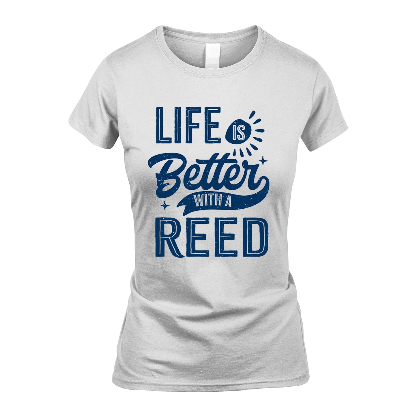 REED 13K1-116 Personalized Name Quote T-Shirt Life Is Better With Unisex Gift