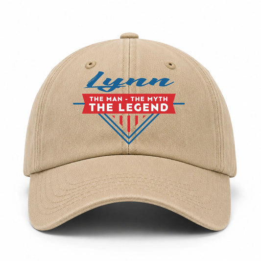 The Man The Myth The Legend Logo Washed Cap LYNN 13K1 C37PF