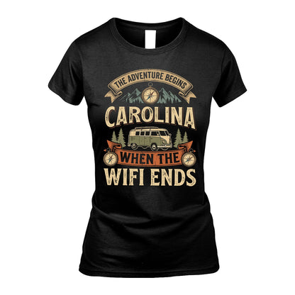 CAROLINA 13K1-547 The Adventure Begins Name When The Wifi Ends