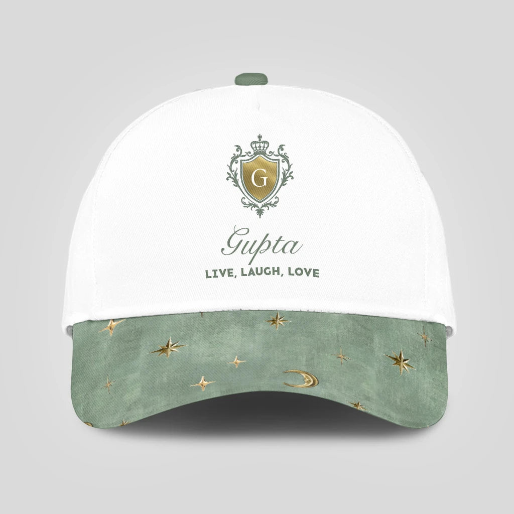 Live Laugh Love Stars And Moon Green Cap GUPTA 13K1 C124PF