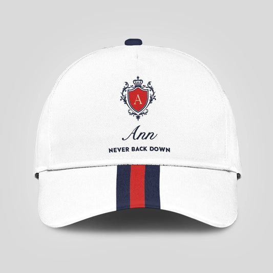 Never Back Down Stripped Cap ANN 13K1 C86PF