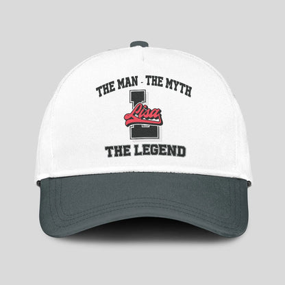 The Man The Myth The Legend Custom Initial Letter And Name Cap LISA 13K1 C38PF