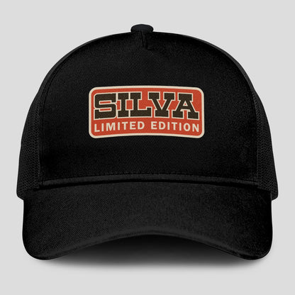 Limited Edition Red Logo Black Mesh Cap SILVA 13K1 C215PF
