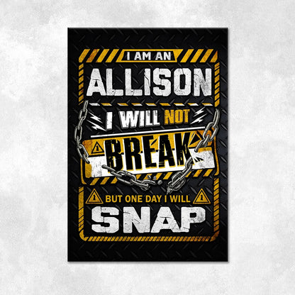 ALLISON Motivational Rug – Black & Yellow Quote Carpet for Living Room 13K1-AR1