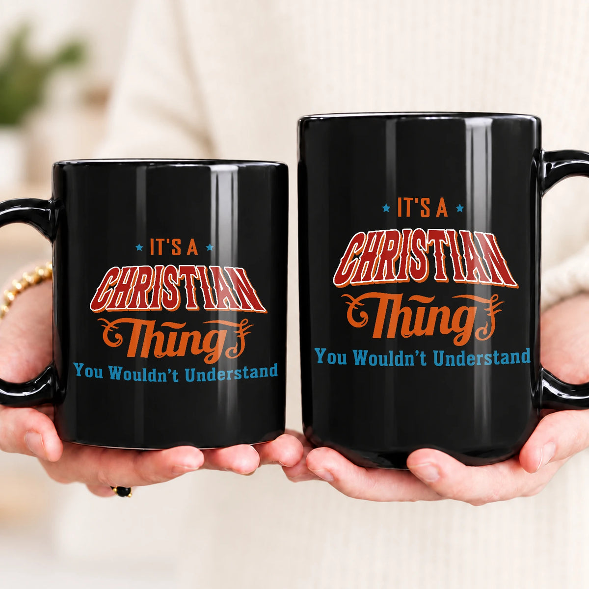 It's A Your Name Thing You Wouldn't Understand Retro Mug CHRISTIAN 13K1 MG26