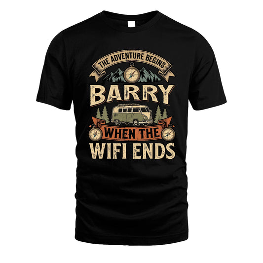 BARRY 13K1-547 The Adventure Begins Name When The Wifi Ends