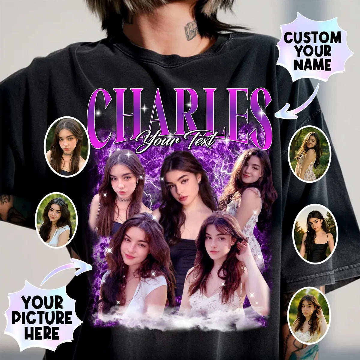 CHARLES 13K1-CTN1 Bootleg Rap Tee | Custom Bootleg T-Shirt | Perfect Gift