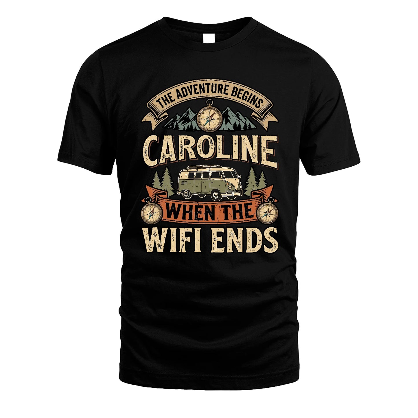 CAROLINE 13K1-547 The Adventure Begins Name When The Wifi Ends
