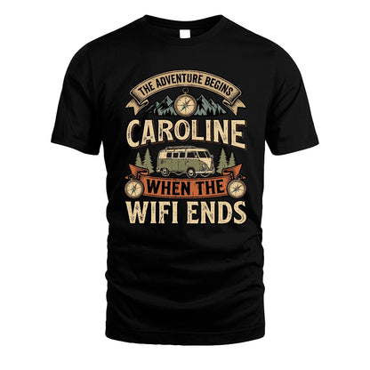 CAROLINE 13K1-547 The Adventure Begins Name When The Wifi Ends