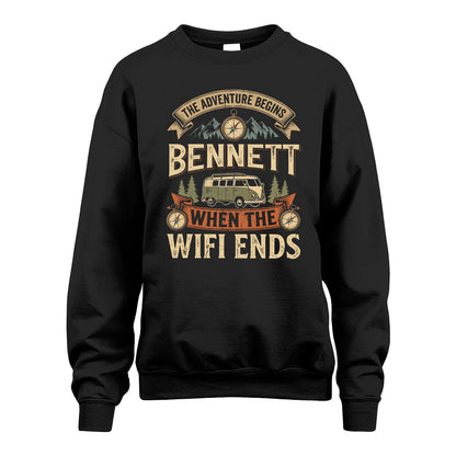 BENNETT 13K1-547 The Adventure Begins Name When The Wifi Ends