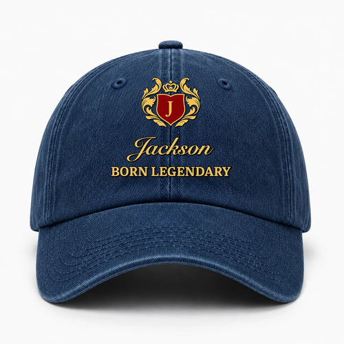 Born Legendary Royal Blue Washed Cap JACKSON 13K1 C183PF