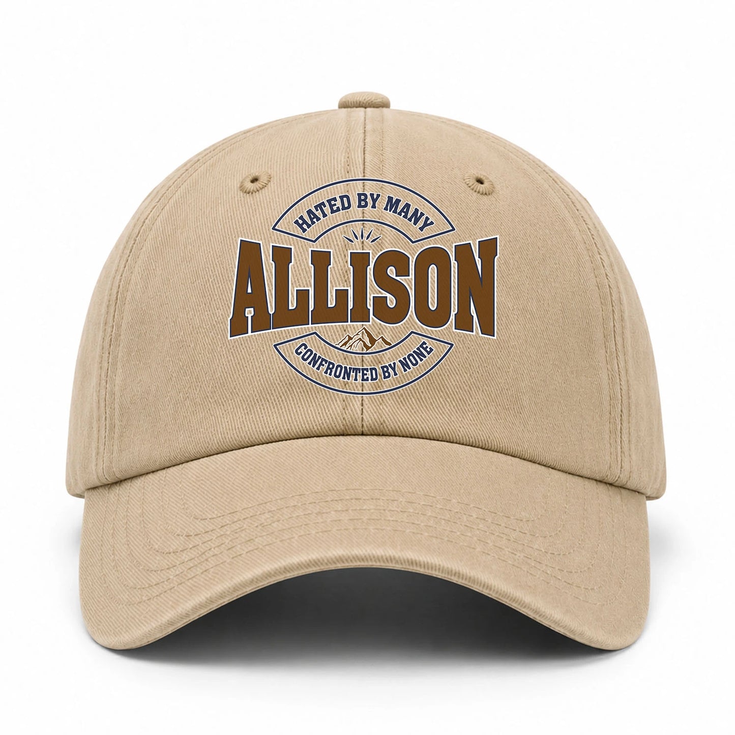 Hated By Many Confronted By None Washed Cap ALLISON 13K1 C36PF