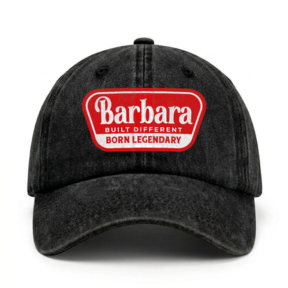 Built Different Born Legendary Red Logo Washed Cap BARBARA 13K1 C63PF