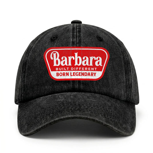 Built Different Born Legendary Red Logo Washed Cap BARBARA 13K1 C63PF